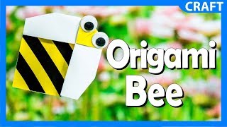 Origami Bee Cute Paper Craft Diy Tutorial Summertime Craft