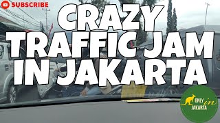 DRIVING IN JAKARTA | TRAFFIC JAM IN JAKARTA | CRAZY TRAFFIC JAM |ONLY IN AUSTRALIA GOES TO INDONESIA