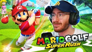 GOLFING WITH GOLDY - Mario Golf Super Rush w/ VernNotice &amp; Di3seL