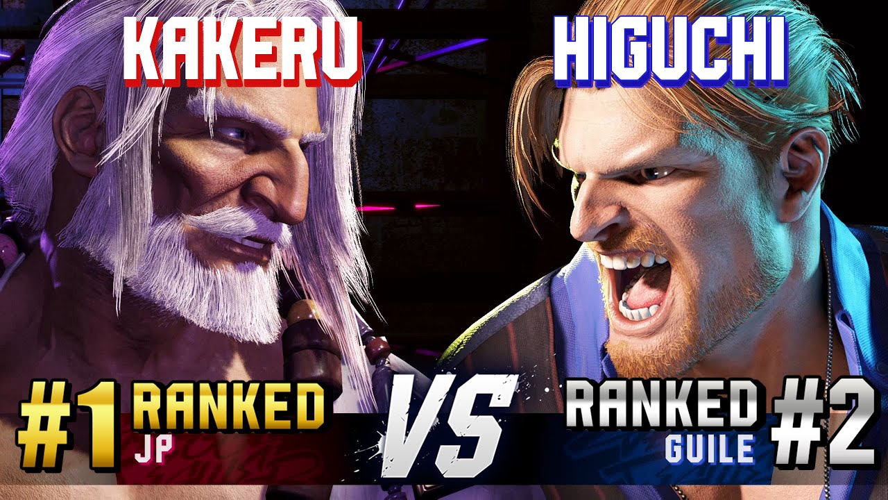 SF6 ▰ KAKERU (#1 Ranked JP) vs HIGUCHI (#2 Ranked Guile) ▰ High Level Gameplay