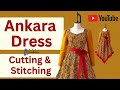 Ankara Dress Design Cutting and Stitching Step By Step Tutorial For Beginners Simple Tricks ✂️🪡