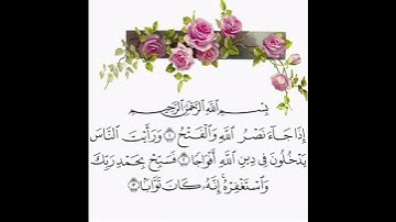سورة النصر بصوت المقرئ فارس عباد