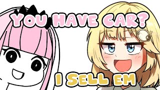 [ENG SUB/Hololive] Ame's car business AMAZED Calli screenshot 4