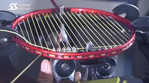 #SIBOASI #Badminton #Shuttlecock Shuttlecock Badminton racket stringing machine