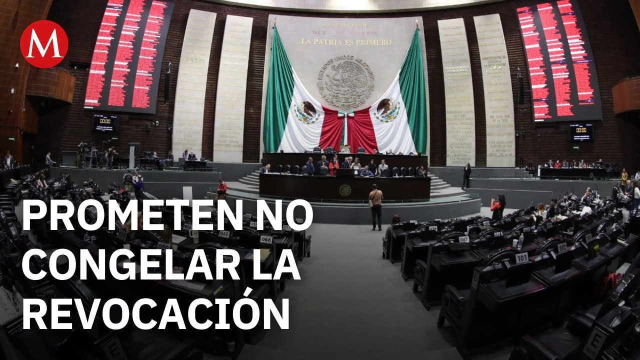 Diputados aplazan discusión sobre reforma de revocación de mandato