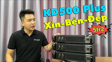 Đẩy 2 Kênh DBacoustic KD500 Plus (500w/1) - 5t2