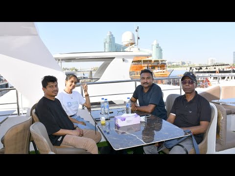 Dhow Cruise Trip at Dubai Creek with Divya, Nuwan & Jiji @Uthaman_KT