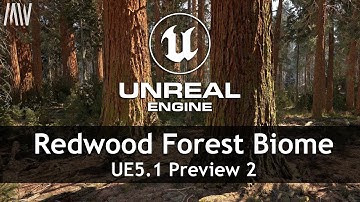 MAWI Redwood Forest | Unreal Engine 5.1 Nanite | Preview 2 #unrealengine #UE5 #gamedev