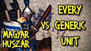 Magyar Huszar Vs Every Generic Unit Aoe Ii Definitive Edition