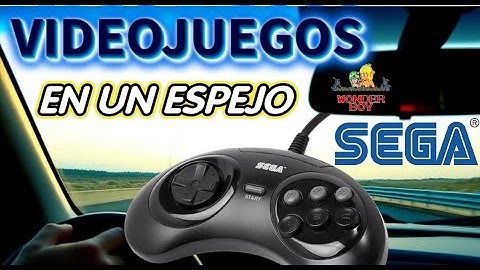 Transformé un espejo retrovisor en una consola retro de Sega Master System
