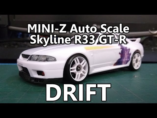 Kyosho Mini-Z Drift cars reviewed : R33 GT-R Skyline MA020