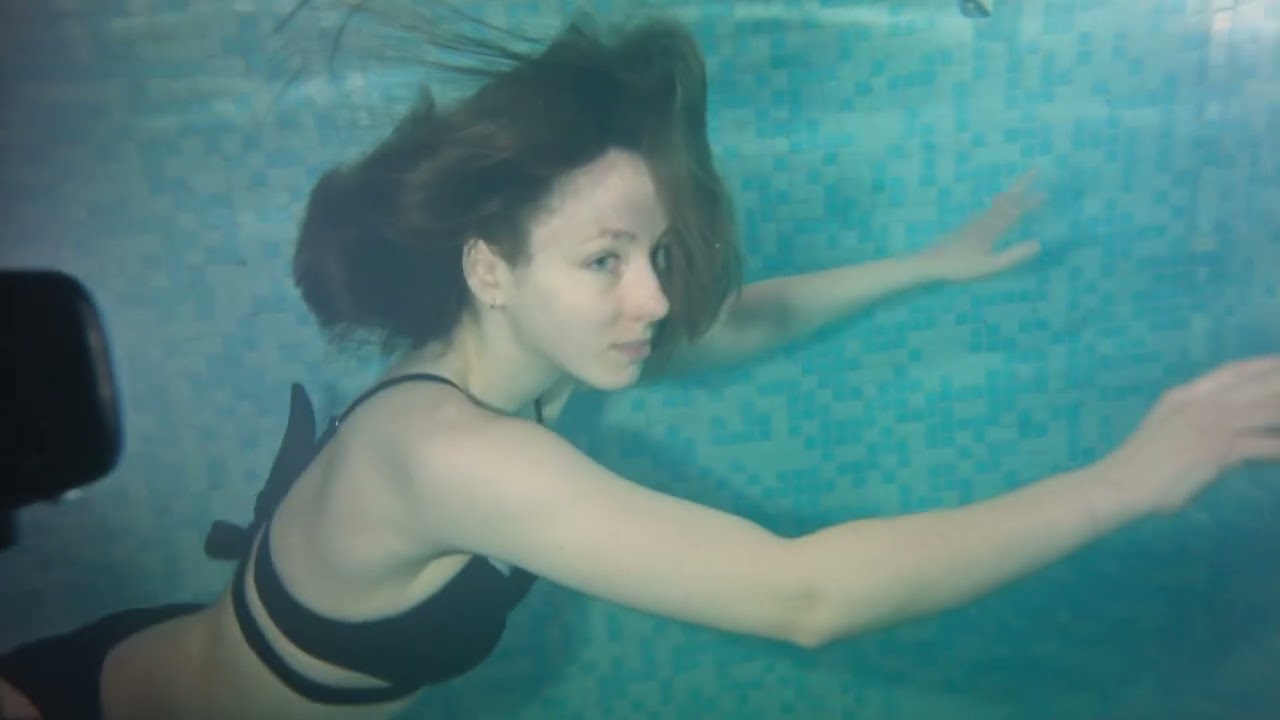 Super Cute Girl Underwater