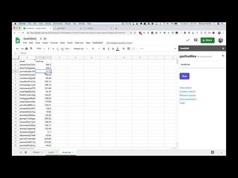 SeekWell Google Sheets Addon