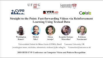 CVPR 2020 Video Presentation: Fast-forwarding Videos via Reinforcement Learning Using Textual Data