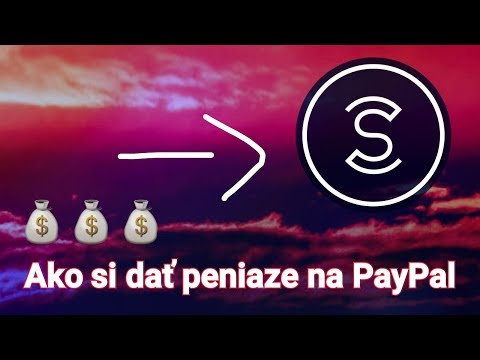 Video: Ako Prevádzať Peniaze Na Paypal