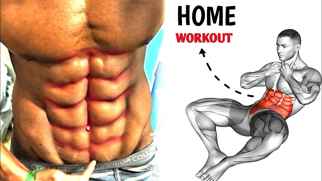 How To Get 6 Pack At Home ( Abs Workout ) - YouTube