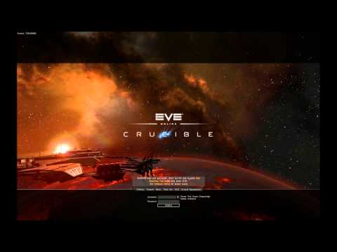 Eve Online Crucible Login Screen w/music