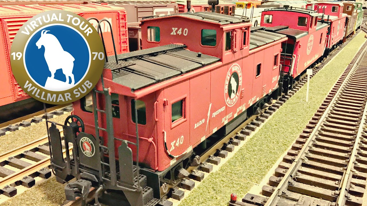 Virtual Layout Tour Great Northern HO Scale Model Railroad GN 1970