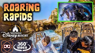 5K 360 Shanghai Disneyland Roaring Rapids Ride - 360 Pov