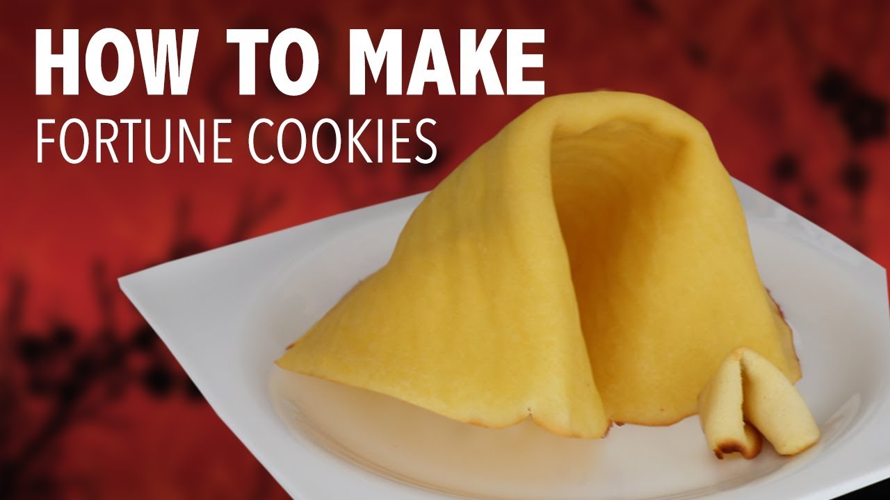 DIY GIANT FORTUNE COOKIE 