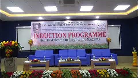 I B. Tech. Student Induction Program (SIP) for the Academic Year 2020 – 2021 @ VNRVJIET || Hyderabad