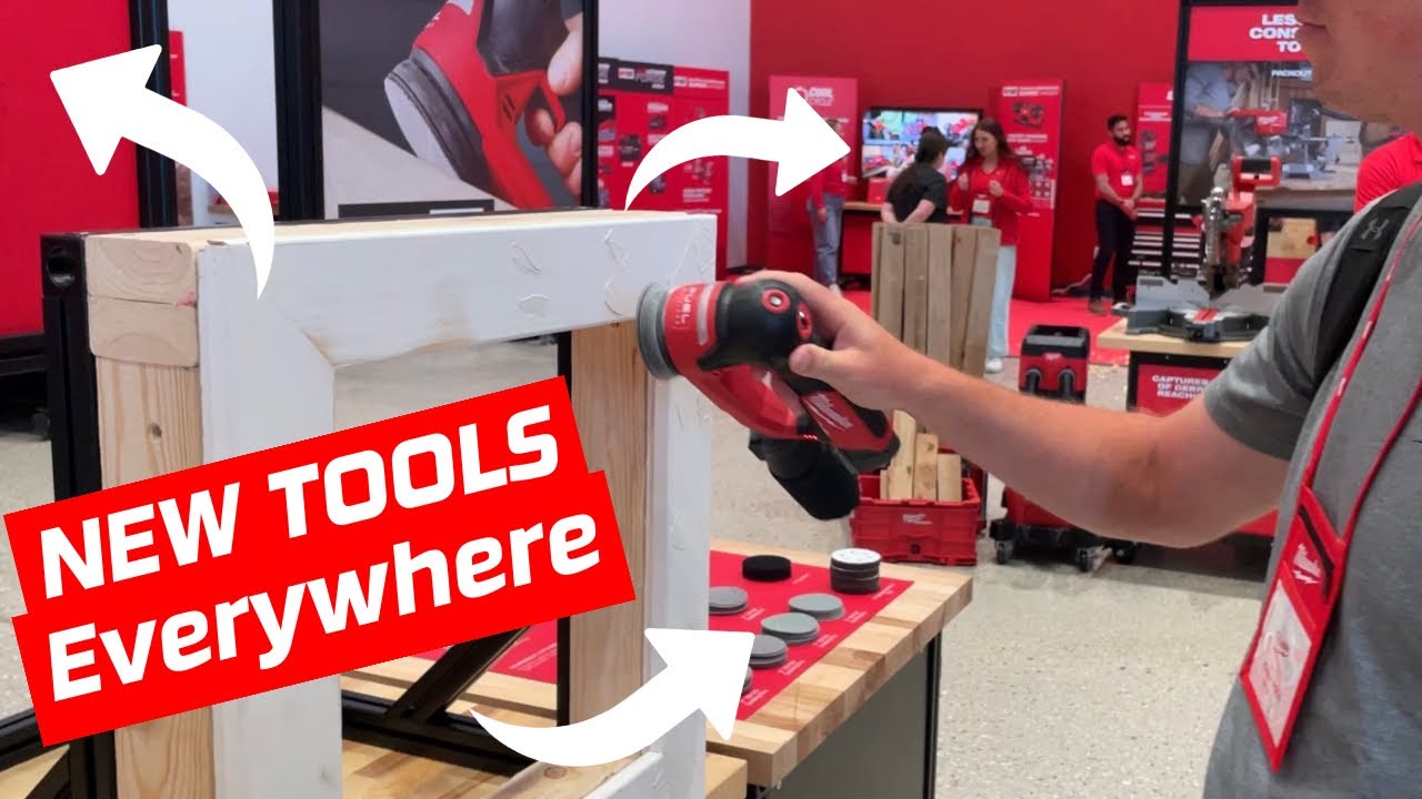 100+ NEW TOOLS Handson at Milwaukee Tool YouTube