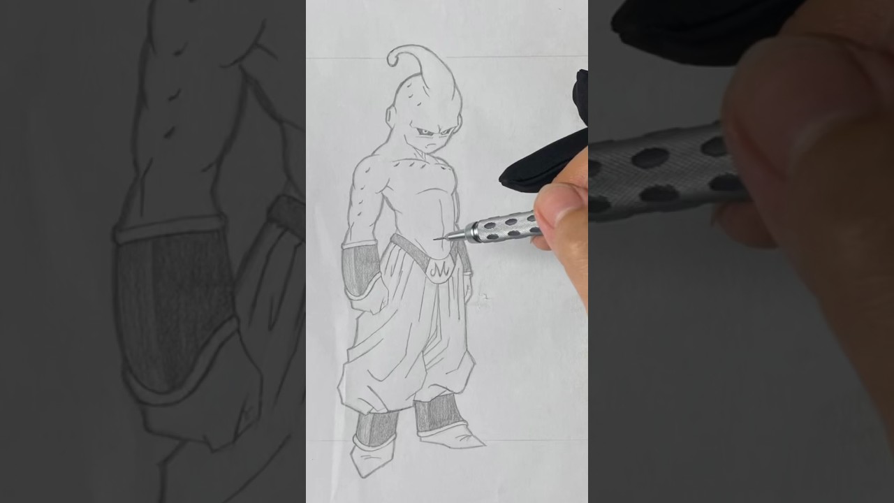 How to Draw Kid Buu | Step-by-Step Tutorial | Dragon Ball | Beginners Drawing