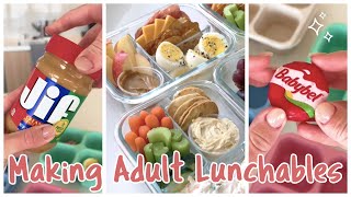 Pack Adult Lunchables 🍱With me Satisfying ASMR 🔊 TikTok Compilations💫