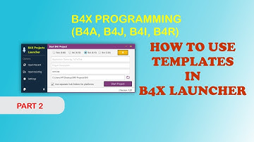 B4X Tips and Tricks - How to port b4xtemplates into B4X Projects Launcher