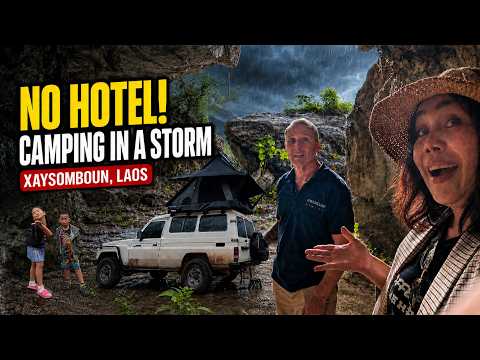 No Hotel No Plan!Camping in a Storm in Xaysomboun, Laos 🇱🇦ໂຮງແຮມເຕັມ! ຕ້ອງນອນແຄັມກາງພາຍຸ ທີ່ໄຊສົມບູນ