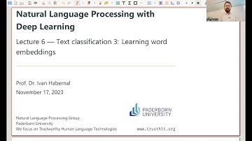 NLP with Deep Learning 06 - Text classification 3: Learning word embeddings