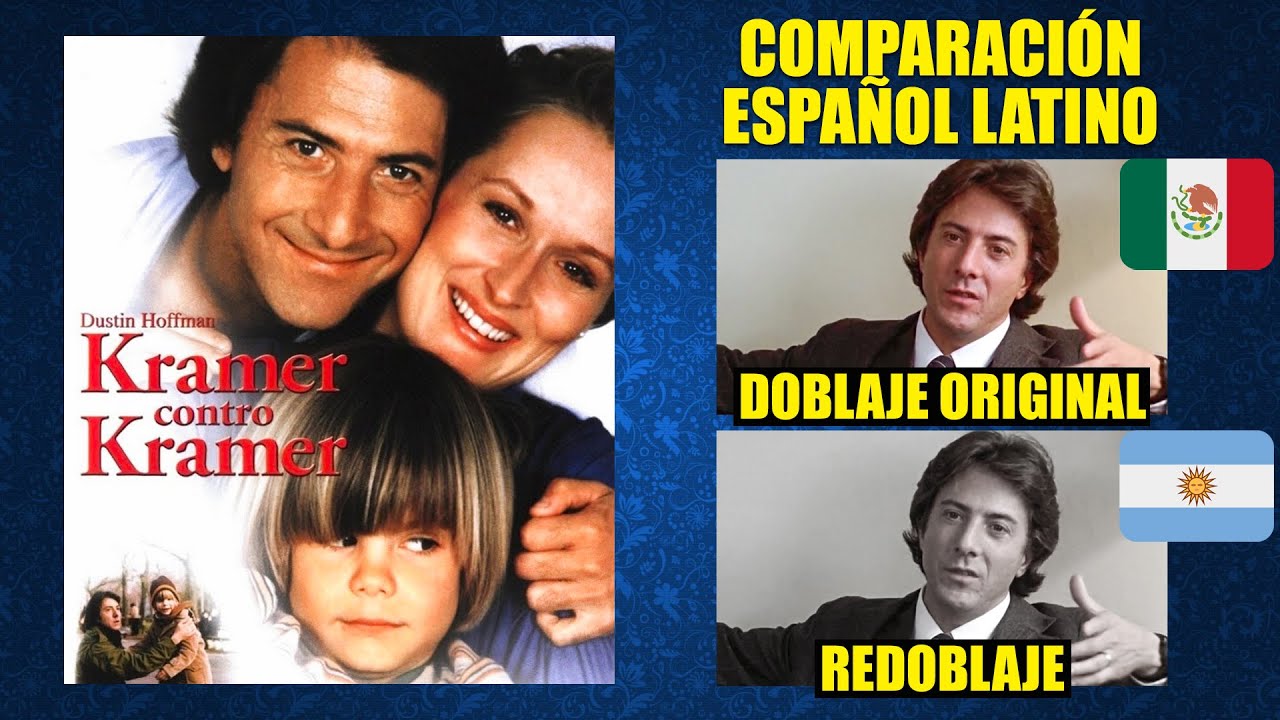 Kramer vs. Kramer [1979] Comparación del Doblaje Latino Original y