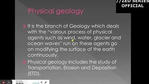 Introduction and Scope of Geology