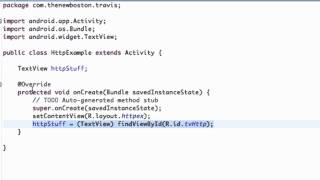 Android Developing Applications Tutorial   147   Introduction to HttpClient