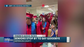 There's Good News: Jefferson County graduates stop by elementary and middle school to say farewell