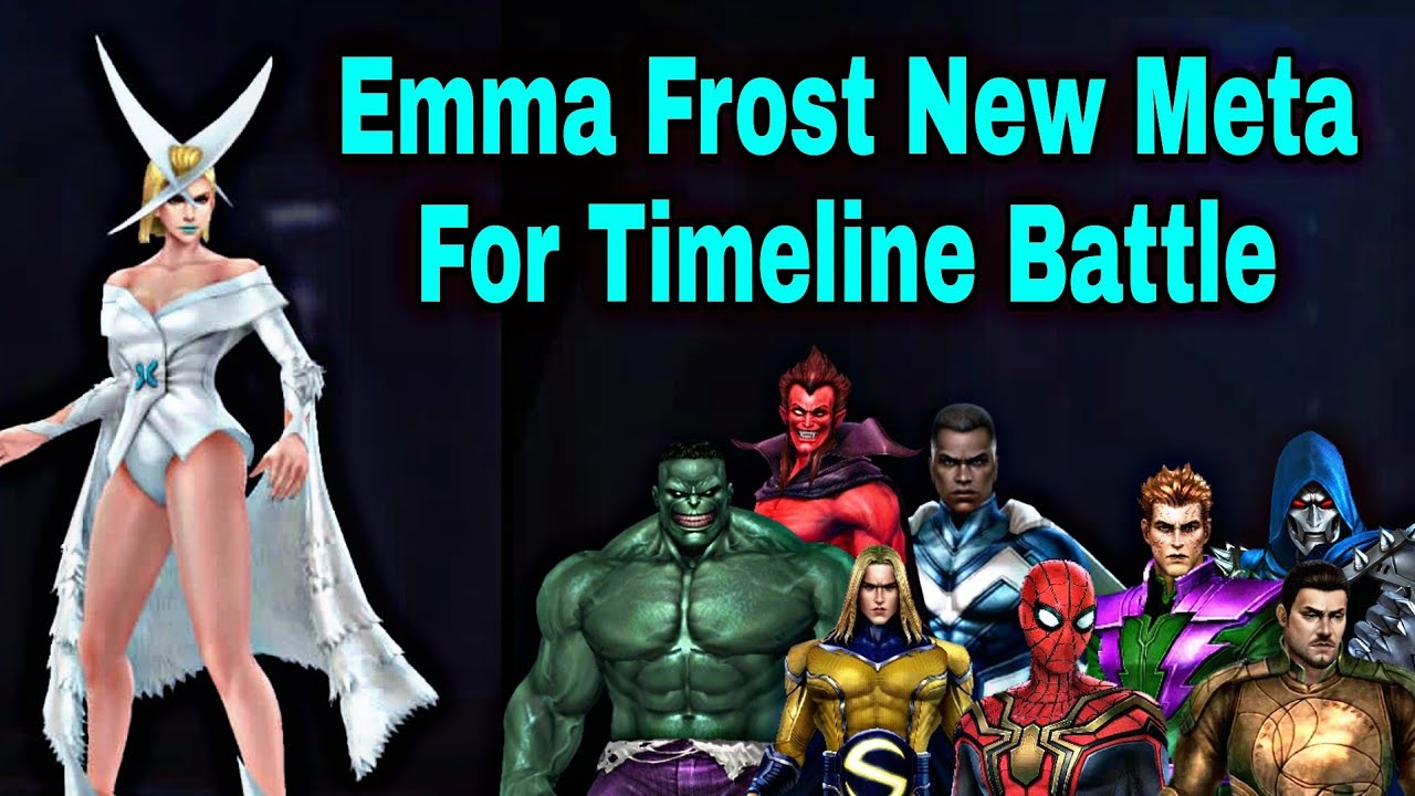 Emma Frost T3 Timeline Battle Guide With New Uniform And Emma Frost PVP
