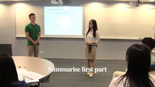Problem-solution Presentation: Handover with annotations