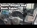 Installing the Carpet, Seats and Dash Tablet - VW Transporter T5 Campervan Conversion (Part 4)