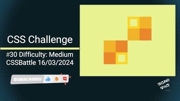 CSS Challenge #30 | CSSBattle- 16/3/2024| Can You Beat the Clock?|#csschallenge #cssbattle #uidesign