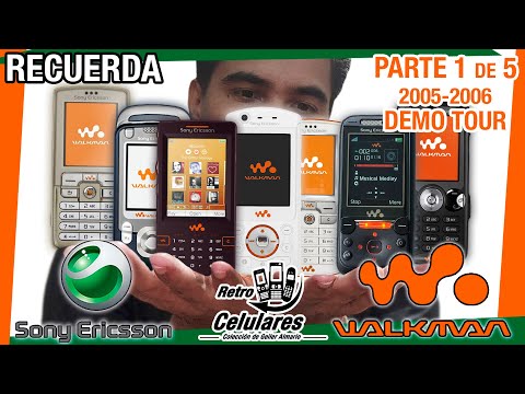 All WALKMAN SONY ERICSSON part 1 2005-2006 DEMO TOUR / Retro Cell phones