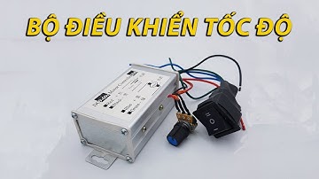 Bộ điều khiển tốc độ động cơ DC 20A có đảo chiều - vỏ nhôm | Linh Kiện Điện Tử Nshop