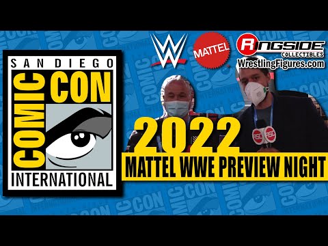 Mattel WWE Preview Night Walkthrough w/ Bill Miekina & Tom at San Diego Comic-Con 2022! #SDCC