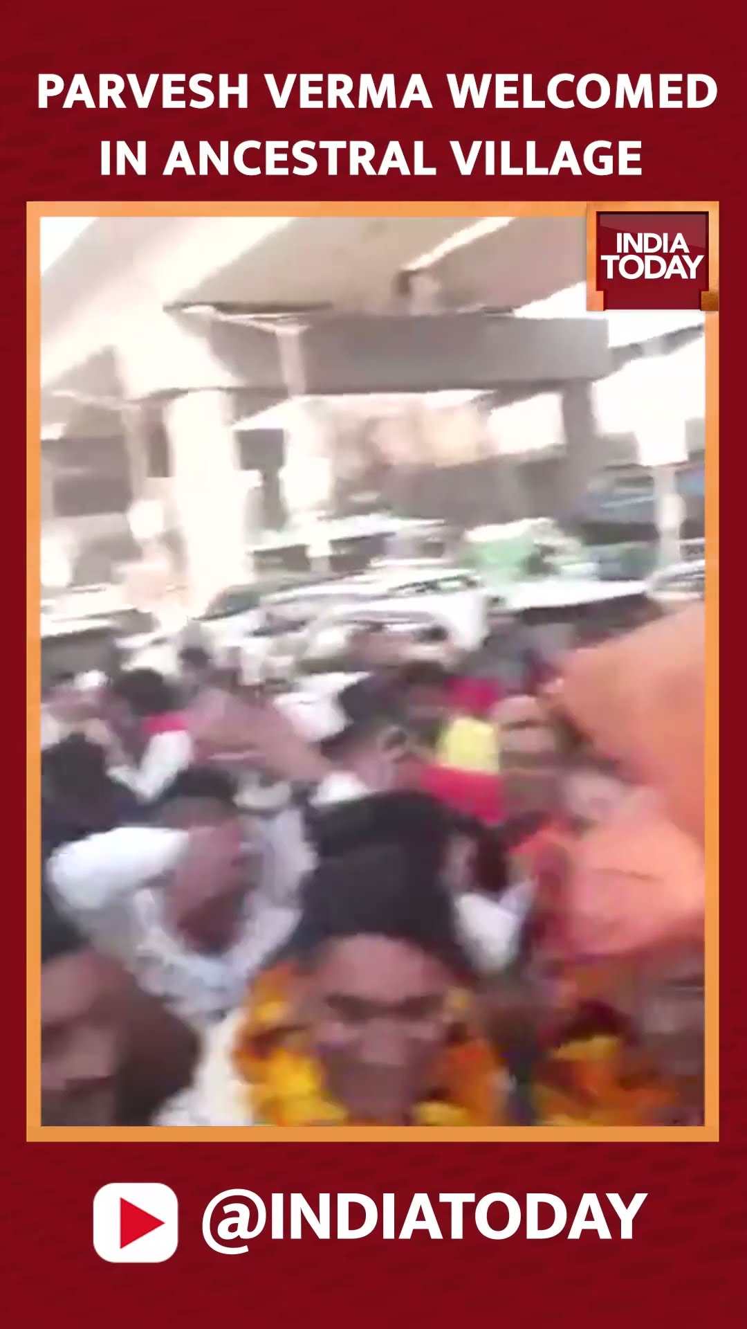 Parvesh Verma Welcomed In Ancestral Village Mundka After Winning Delhi Elections 2025 | #shorts