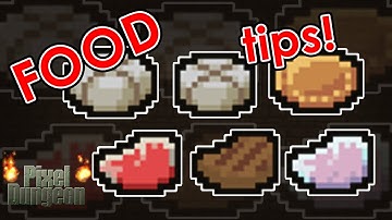 ALL food in Pixel Dungeon | Detail + tips