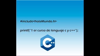 1.-Hola Mundo en C