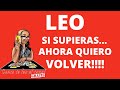 LEO! YO NO QUERIA REGRESAR! DI MIL VUELTAS! PERO ME HAS SOLTADO Y ESO ME INQUIETA Y MUCHO!