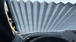 Dash Designs 23" Retractable Windshield Sunshade Review | Universal Fit for Sedans & SUVs