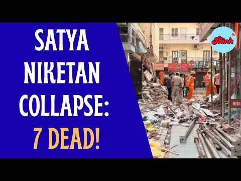 Satya Niketan Building Collapse: Death Toll Rises To Seven, Drone Visuals Reveal Damage