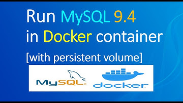 How to run MySQL database in a Docker #mysql #database #installation #docker #container #pvc #linux