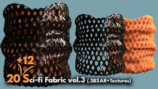 Sci-Fi Fabric Vol.3 (Import PBR textures into Marmoset)